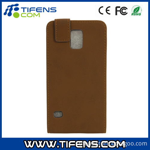 PU Leather Mobile Phone Case for Samsung S5/I9600